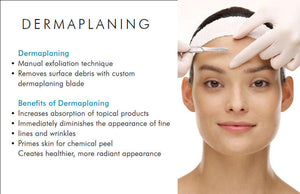 Glamza Eyebrow Shaper & Dermaplaning Portable Razor Tool