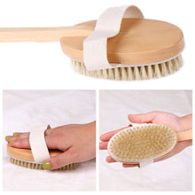 Load image into Gallery viewer, Glamza 2 in 1 Long Handle Bath &amp; Shower Brush &amp; Dry Skin Brush - 2 Options