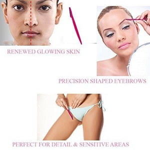 Glamza Eyebrow Shaper & Dermaplaning Portable Razor Tool