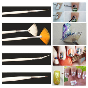 Glamza Nail Art 20pc Dotting & Brush Set