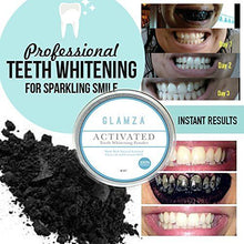 Load image into Gallery viewer, Glamza Activated Charcoal Teeth Whitening Powder - 50g