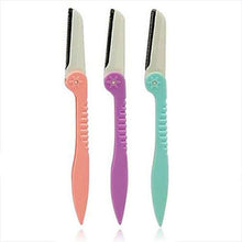 Load image into Gallery viewer, Glamza Eyebrow Shaper &amp; Dermaplaning Portable Razor Tool