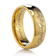 Load image into Gallery viewer, Inscribed Gold and Silver Rings